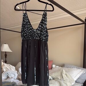 Free People Sequin Mini Summer Dress